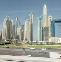 so sehen in Dubai Vororte aus!
